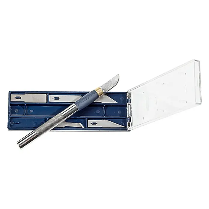 Wisent Präzisionsmesser PM 77 -tlg. - Scharfe Sache: Bastelmesser-Set mit verschiedenen Klingen für präzise Schnitte in Hobby und Handwerk. Ideal für Modellbau und feine Schneidarbeiten.