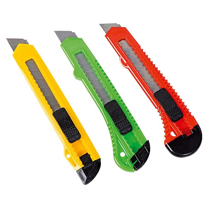 Alpha Tools Messer-Set 2 (3-tlg., Klingenbreite: 18 mm)
