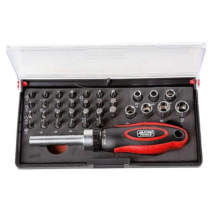 Alpha Tools Bit-Set - 35 -tlg. - Ansicht von oben