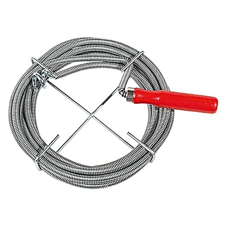 Alpha Tools Rohrreinigungsspirale (5 m, Durchmesser: 9 mm)