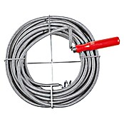 Alpha Tools Espiral para limpiar tubos (10 m, Diámetro: 9 mm)