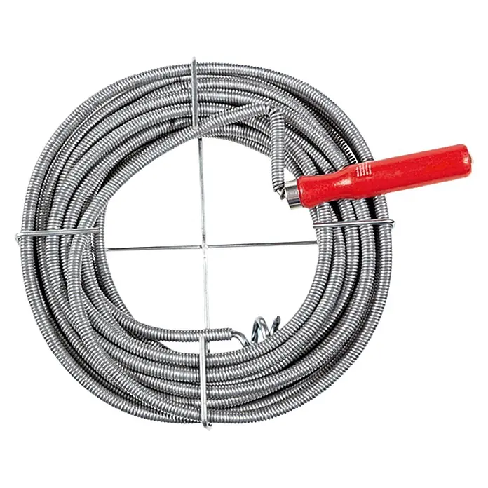 Alpha Tools Rohrreinigungsspirale - 10 m, Durchmesser: 9 mm - Ansicht von oben