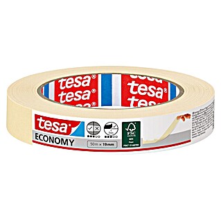 Tesa Malerband Economy (L x B: 50 m x 19 mm, Beige)