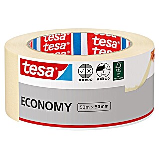 Tesa Malerband Economy (L x B: 50 m x 50 mm, Beige)