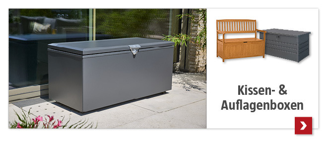 Auflagebox auf Terrasse