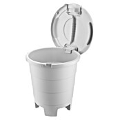 Standard-Mülleimer Maya (23 l, Hellgrau, Kunststoff, Rund) | BAUHAUS