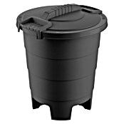 Standard-Mülleimer Maya (23 l, Schwarz, Kunststoff, Rund) | BAUHAUS