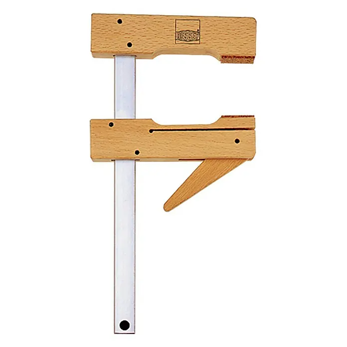 Wisent Hebelzwinge - Spannweite: 200 mm, Ausladung: 110 mm - Dieser Holzspanner ist ideal für Schreinerarbeiten. Die präzise Holzbearbeitung ermöglicht exakte Spannkraft und zuverlässige Fixierung.