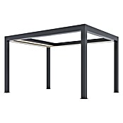 Pergola Bellano Cabrio S200 3x4  (Do x Š x V: 3.106 x 4.106 x 2.554 mm, Aluminij, Barva ogrodja: Antracit) | 8298 - Gartenzelte/Pavillons | ICFA - Sonnenschutz | ICF - Sonnenschutz | IC - Freizeit im Garten | I - Stadtgarten | BAUHAUS