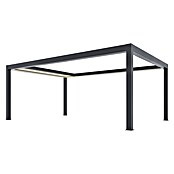 Pergola Bellano Cabrio S200 4x6  (Do x Š x V: 4.106 x 6.106 x 2.554 mm, Aluminij, Barva ogrodja: Antracit) | 8298 - Gartenzelte/Pavillons | ICFA - Sonnenschutz | ICF - Sonnenschutz | IC - Freizeit im Garten | I - Stadtgarten | BAUHAUS