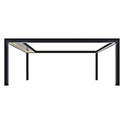 Pergola Bellano Cabrio S200 4x6  (Do x Š x V: 4.106 x 6.106 x 2.554 mm, Aluminij, Barva ogrodja: Antracit) | 8298 - Gartenzelte/Pavillons | ICFA - Sonnenschutz | ICF - Sonnenschutz | IC - Freizeit im Garten | I - Stadtgarten | BAUHAUS