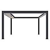 Pergola Bellano Cabrio S200 4x4  (Do x Š x V: 4.106 x 4.106 x 2.554 mm, Aluminij, Barva ogrodja: Antracit) | 8298 - Gartenzelte/Pavillons | ICFA - Sonnenschutz | ICF - Sonnenschutz | IC - Freizeit im Garten | I - Stadtgarten | BAUHAUS