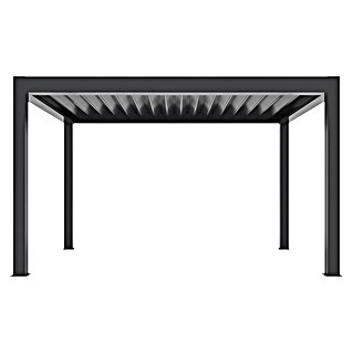 Pergola Bellano Cabrio S200 3x4 (Do x Š x V: 3.106 x 4.106 x 2.554 mm, Aluminij, Barva ogrodja: Antracit)