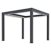 Pergola Bellano Cabrio S200 3x3  (Do x Š x V: 3.106 x 3.106 x 2.554 mm, Aluminij, Barva ogrodja: Antracit) | 8298 - Gartenzelte/Pavillons | ICFA - Sonnenschutz | ICF - Sonnenschutz | IC - Freizeit im Garten | I - Stadtgarten | BAUHAUS