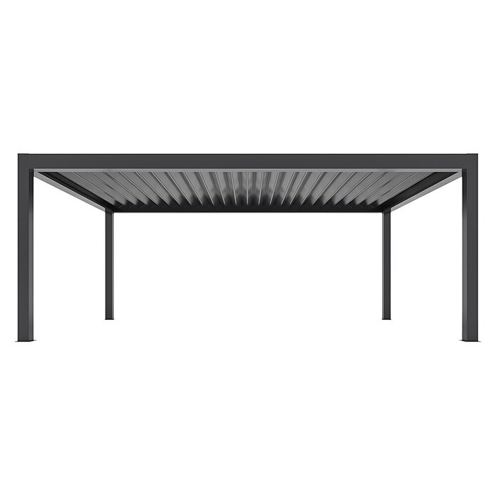 Pergola Bellano Cabrio S200 4x6  (Do x Š x V: 4.106 x 6.106 x 2.554 mm, Aluminij, Barva ogrodja: Antracit) | 8298 - Gartenzelte/Pavillons | ICFA - Sonnenschutz | ICF - Sonnenschutz | IC - Freizeit im Garten | I - Stadtgarten | BAUHAUS