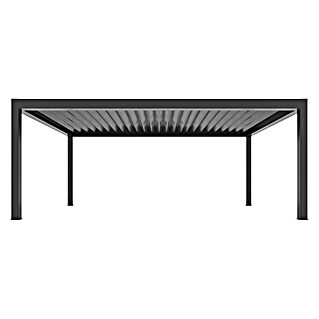Pergola Bellano Cabrio S200 4x6 (Do x Š x V: 4.106 x 6.106 x 2.554 mm, Aluminij, Barva ogrodja: Antracit)
