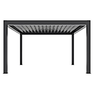 Pergola Bellano Cabrio S200 4x4 (Do x Š x V: 4.106 x 4.106 x 2.554 mm, Aluminij, Barva ogrodja: Antracit)