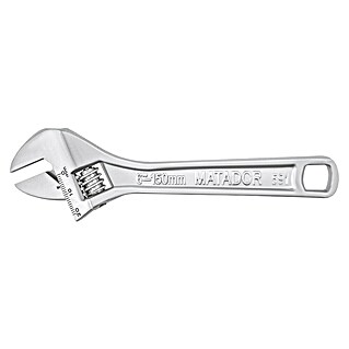 Matador Llave inglesa ajustable (6'', Largo: 155 mm)