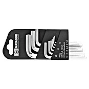 Matador Inbussleutelset (9-delig, 1,5-10 mm, met klemhouder, Inbus)