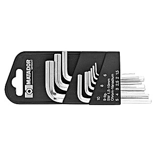 Matador Inbussleutelset (9 -delig, Sleutelbreedte: 10 mm)