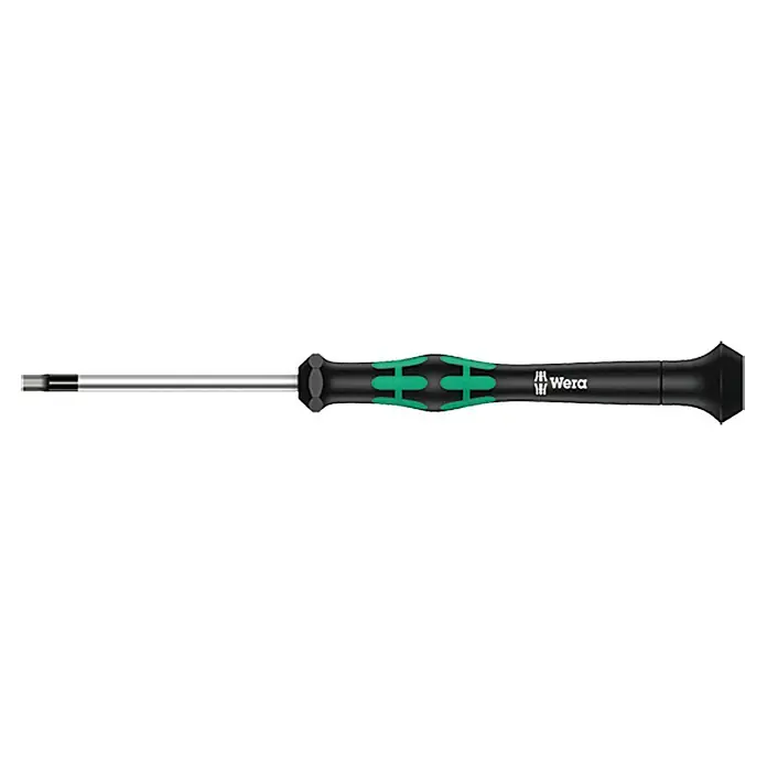 Wera Elektriker-Schraubendreher Kraftform Micro 2054 - Hex-Plus 0,9, 40 mm - Wera Präzisions-Schraubendreher Micro, ideal für filigrane Schraubarbeiten. Ergonomischer Griff für komfortables Arbeiten.