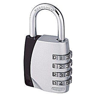 Abus Vorhängezahlenschloss 155/40 (Breite: 44 mm, Bügelstärke: 6,5 mm, Sicherheitsstufe: Grad 4, Silber)