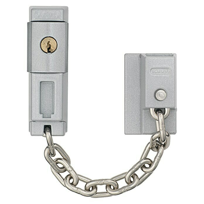 Abus Türkette SK 79Geeignet für: Nach innen öffnende Eingangstüren, Universell einsetzbar, Silber, Kettenlänge: 15 cm Front View