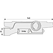 Abus Rollladensicherung RS 97  (Länge: 148 mm, 2 Stk.)