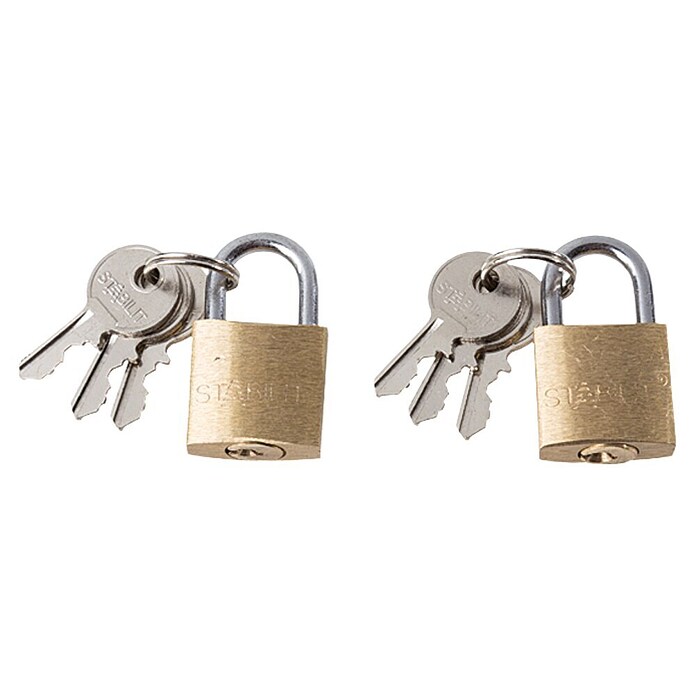 Hangslotset (2 stk., Breedte: 20 mm, Staal)