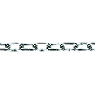 Stabilit Cadena de acero redondo a metros (6 mm, Acero, Zincado, Forma A)