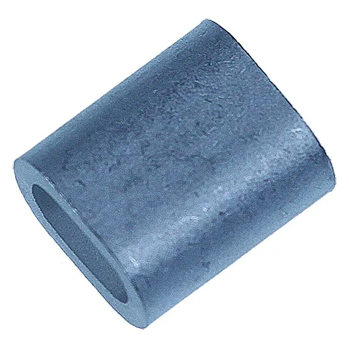 Stabilit Seilpressklemme - Für Seildurchmesser: 3 mm, Aluminium, 10 Stk. - Eine massive, ovale Aluminium-Drahtseilklemme zur sicheren Verbindung von Drahtseilen, ideal für robuste Anwendungen.