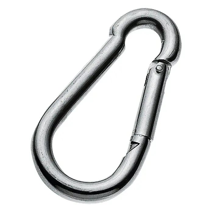 Stabilit Feuerwehr-Karabinerhaken - 1 Stk., Durchmesser: 8 mm, Stahl - Karabinerhaken aus Metall, ideal für Outdoor-Aktivitäten und zum sicheren Befestigen von Gegenständen. Robust und vielseitig einsetzbar.