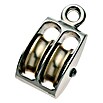 Stabilit Blockseilrolle (Doppelt, Für Seildurchmesser: 6 mm)