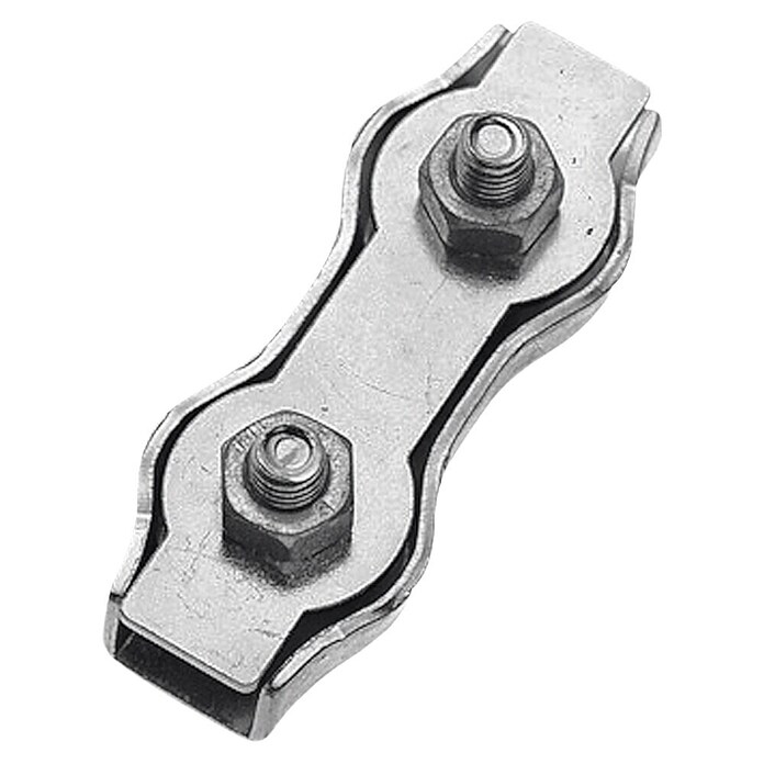 Stabilit Duplexklem (1,5 - 3 mm, Staal, Galvanisch verzinkt, 2 stk.)