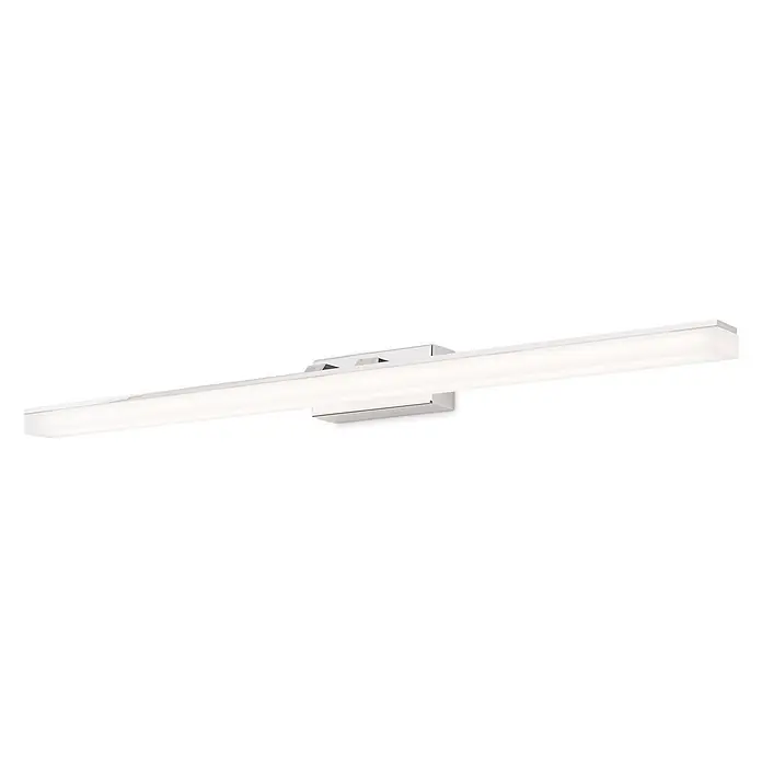 Orion Leuchten Wandleuchte - 15 W, L x B x H: 10 x 75 x 5 cm - Verchromte, rechteckige LED-Wandleuchte mit mattierter Abdeckung für gleichmäßige Beleuchtung.