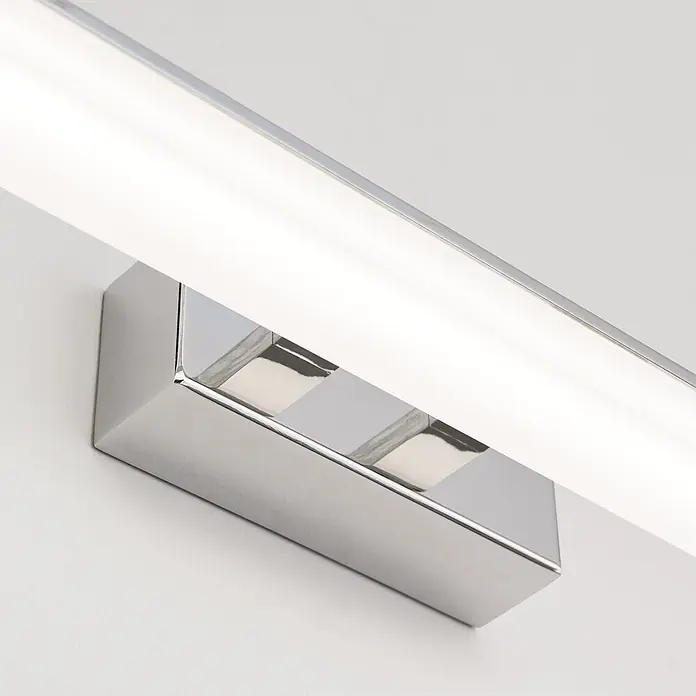 Orion Leuchten Wandleuchte - 15 W, L x B x H: 10 x 75 x 5 cm - Moderne Wandleuchte aus Chrom mit linearem, mattiertem Diffusor.