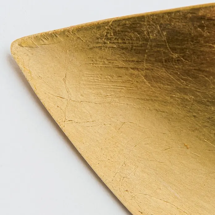 Orion Leuchten Wandleuchte - 150 W, L x B x H: 15 x 45 x 8,5 cm, R7s - Abgeschrägte goldene Oberfläche mit sichtbarer, texturierter Veredelung.