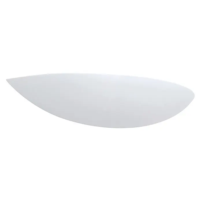 Orion Leuchten Wandleuchte - 150 W, L x B x H: 15 x 45 x 8,5 cm, R7s - Weißer, asymmetrischer, gekrümmter Lichtdiffusor.