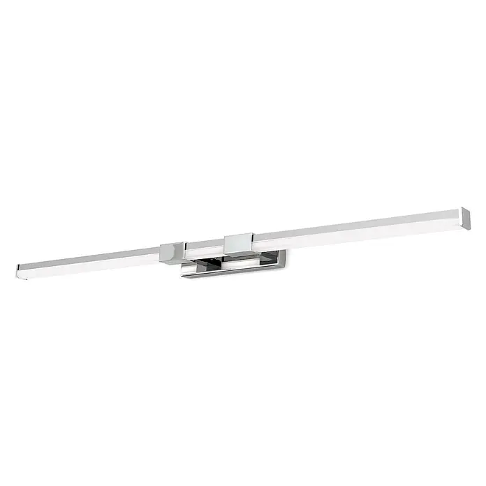 Orion Leuchten Wandleuchte - 17 W, L x B x H: 8 x 75 x 5 cm - Moderne LED-Wandleuchte aus Chrom mit weißer Diffusorplatte.