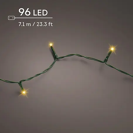 Lumineo  Guirnalda luminosa LED Básica Batería 8 funciones
