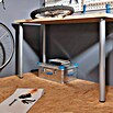 Element System Pata para muebles (Ø x L: 60 x 900 mm, Capacidad de carga: 75 kg, Color: Blanco)