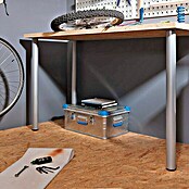 Element System Pata para muebles (Ø x L: 60 x 1.100 mm, Capacidad de carga: 75 kg, Color: Blanco)