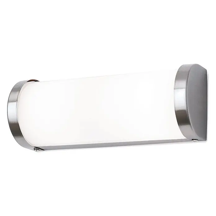 Orion Leuchten Wandleuchte - 40 W, L x B x H: 7 x 25,5 x 10 cm, G9 - Zylindrische Leuchte mit gebürstetem Metallrahmen und mattiertem Diffusor.