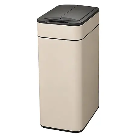 SVITA Sensormülleimer SE60L 60l Automatik rechteckig Stahl Taupe