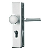 Abus Schutzbeschlag KLN 314 (Wohnungsabschlusstür, Aluminium, Türstärke: 37 - 47 mm, Knopf außen, Drücker innen)