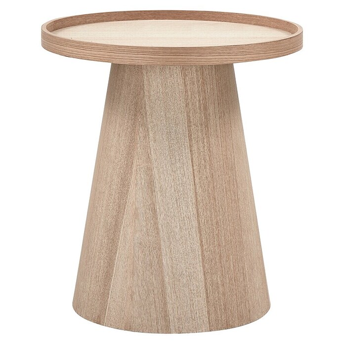 Woood Bijzettafel Maud (Rond, Naturel, Ø x h: 45 x 50 cm) | BAUHAUS
