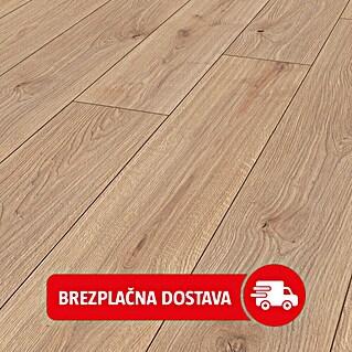 LOGOCLIC Aquaprotect Smart Laminat (Hrast Sogne, Rustikalen videz, 1.288 x 195 x 6 mm)