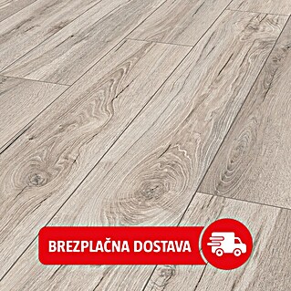 LOGOCLIC Aquaprotect Smart Laminat (Hrast Lucha, Rustikalen videz, 1.288 x 195 x 6 mm)
