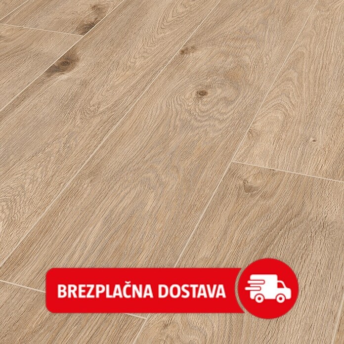 LOGOCLIC Aquaprotect Smart Laminat  (Hrast Eurus, Rustikalen videz, 1.288 x 195 x 6 mm) | Laminat | Talne obloge | Izdelki | BAUHAUS