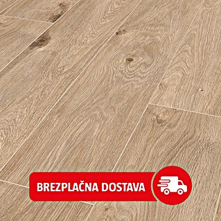 LOGOCLIC Aquaprotect Smart Laminat (Hrast Eurus, Rustikalen videz, 1.288 x 195 x 6 mm)